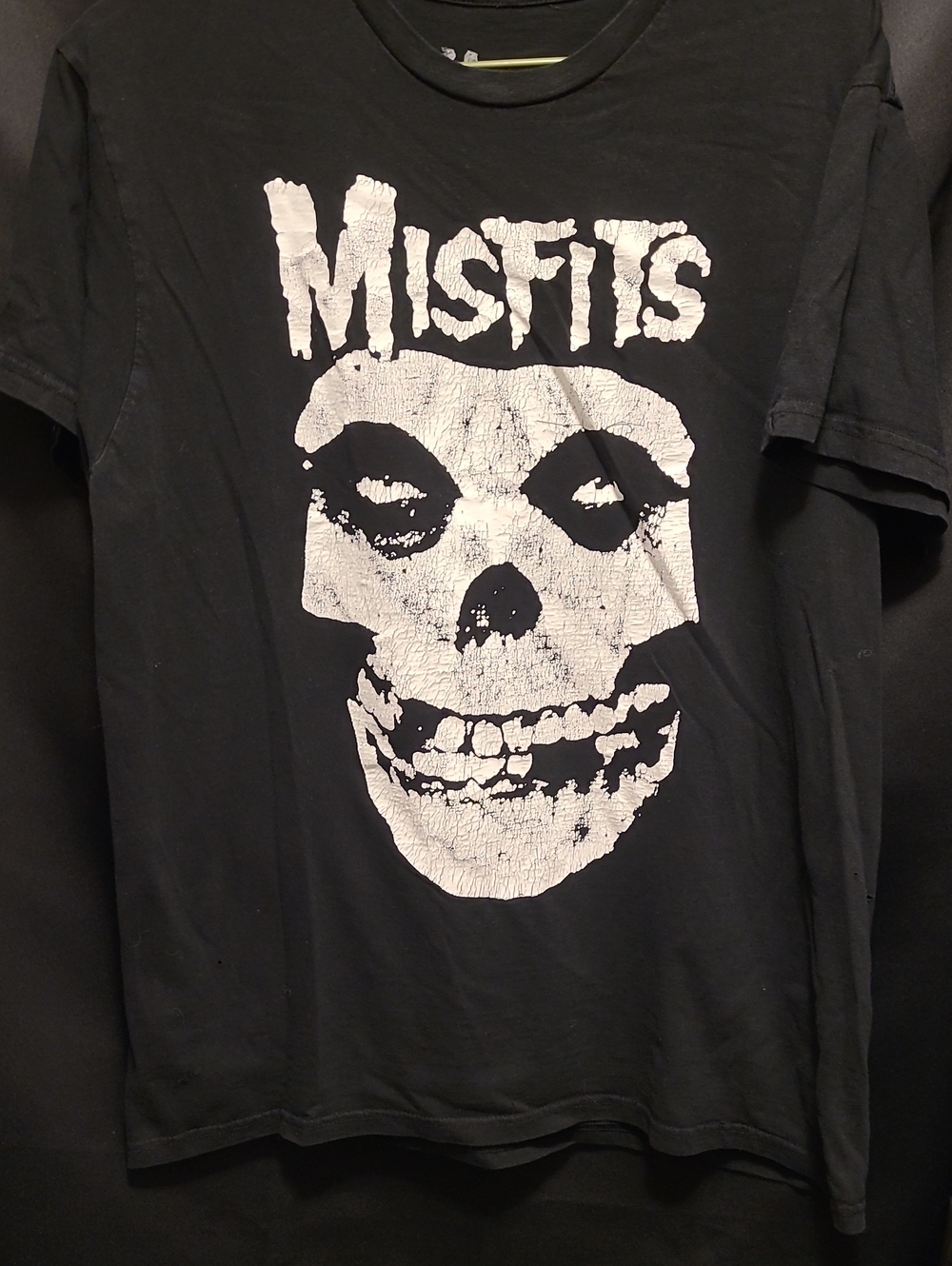 Misfits Band Tshirt Size Black And White Large Ghost Graphic Print